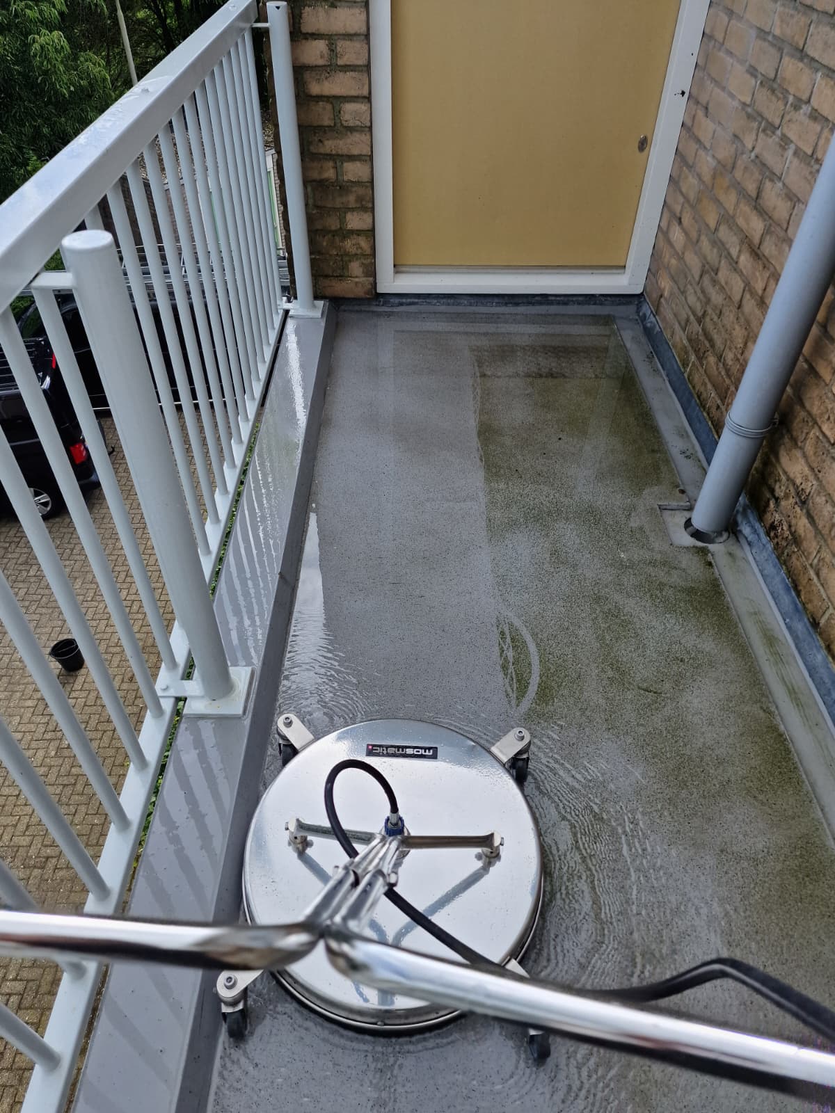 Balkon reiniging